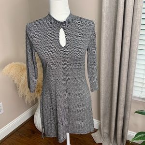 White House Black Market Women's 3/4 Sleeve Stretch Dress